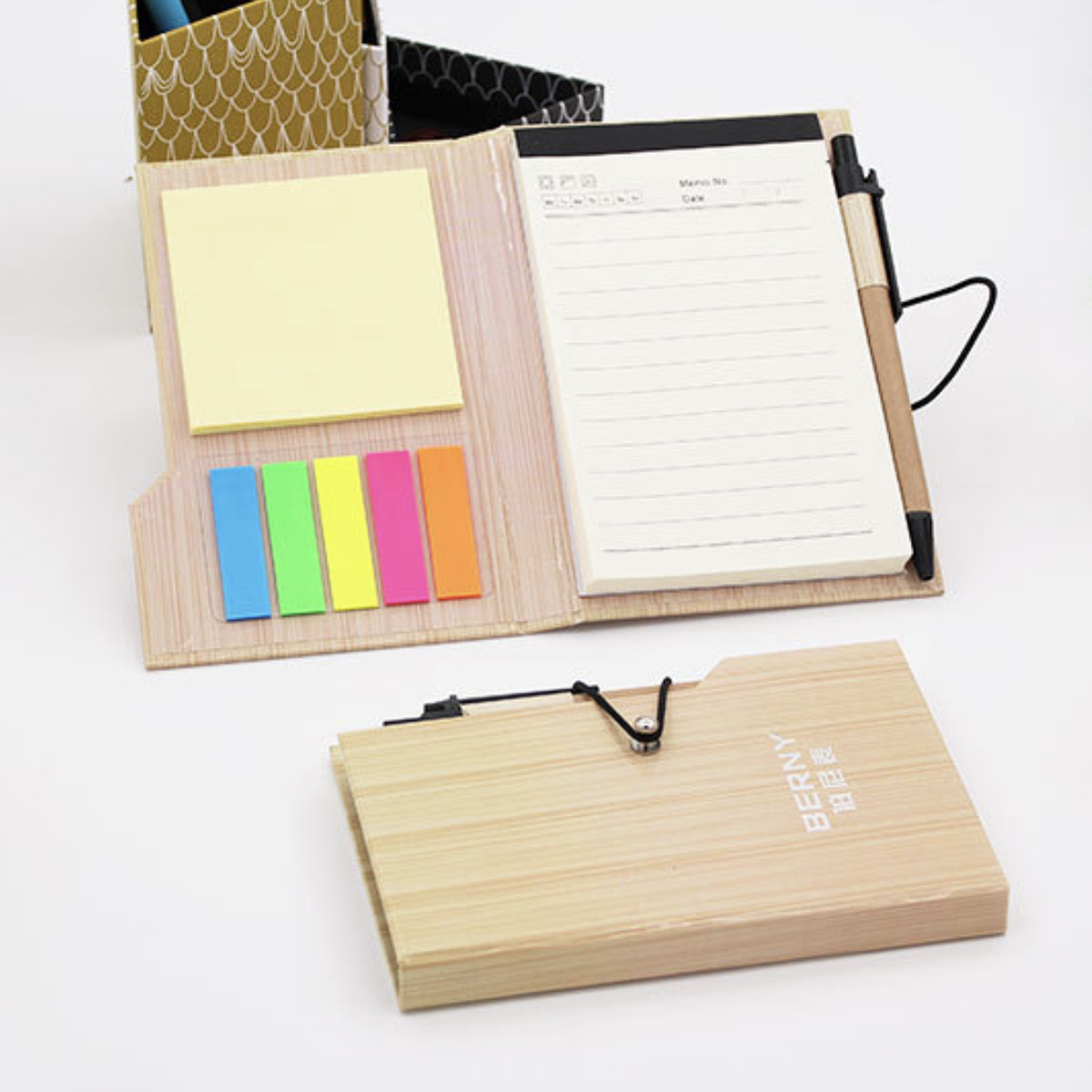 PU Notepad Pen Set